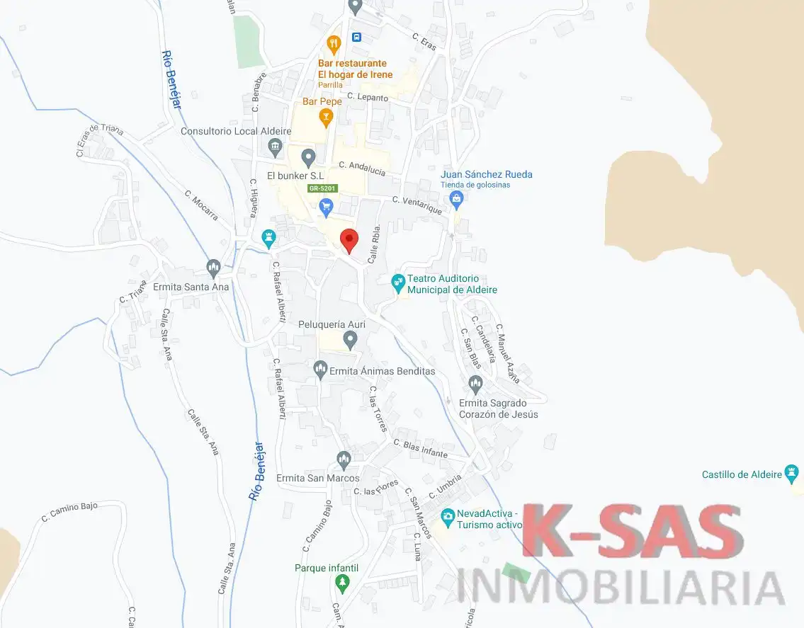 Vista exterior de Casa o xalet en venda en Aldeire amb Moblat i Balcó