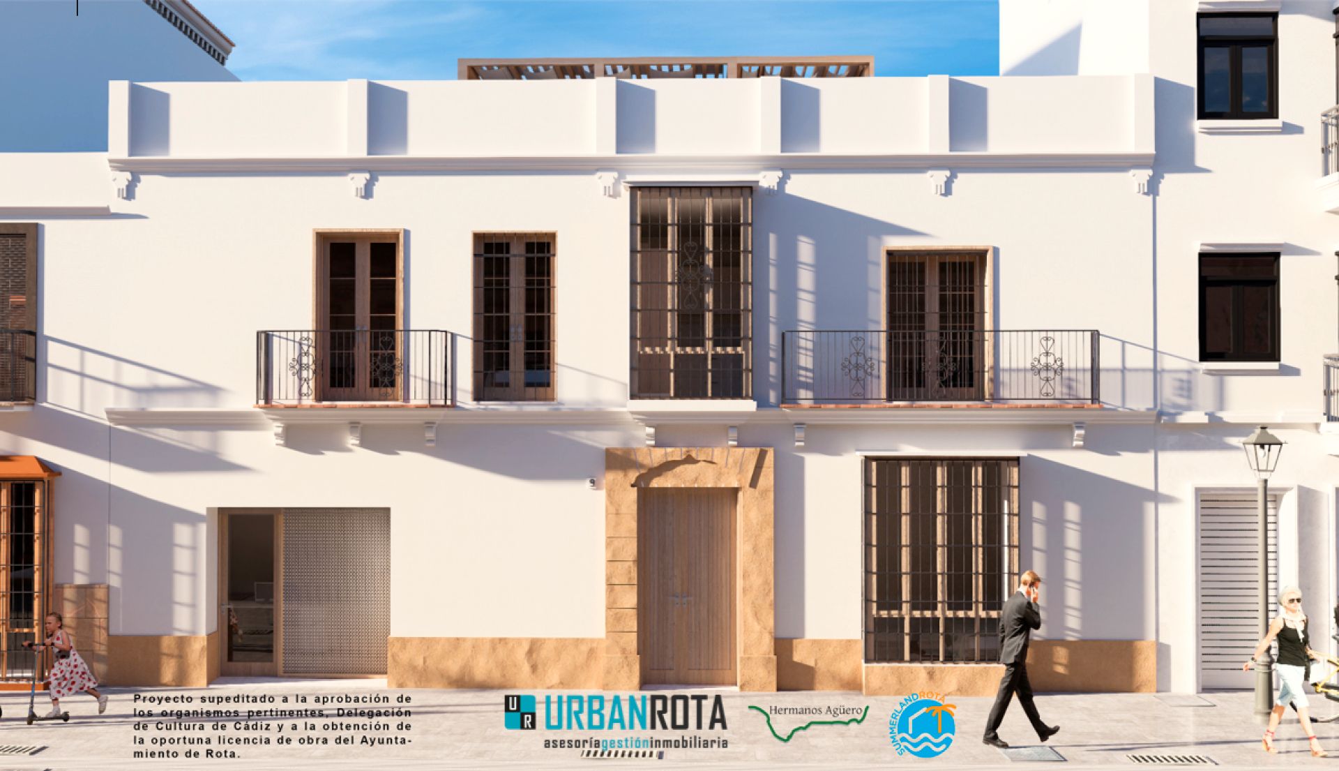 Exterior view of Flat for sale in Rota  with Air Conditioner and Balcony