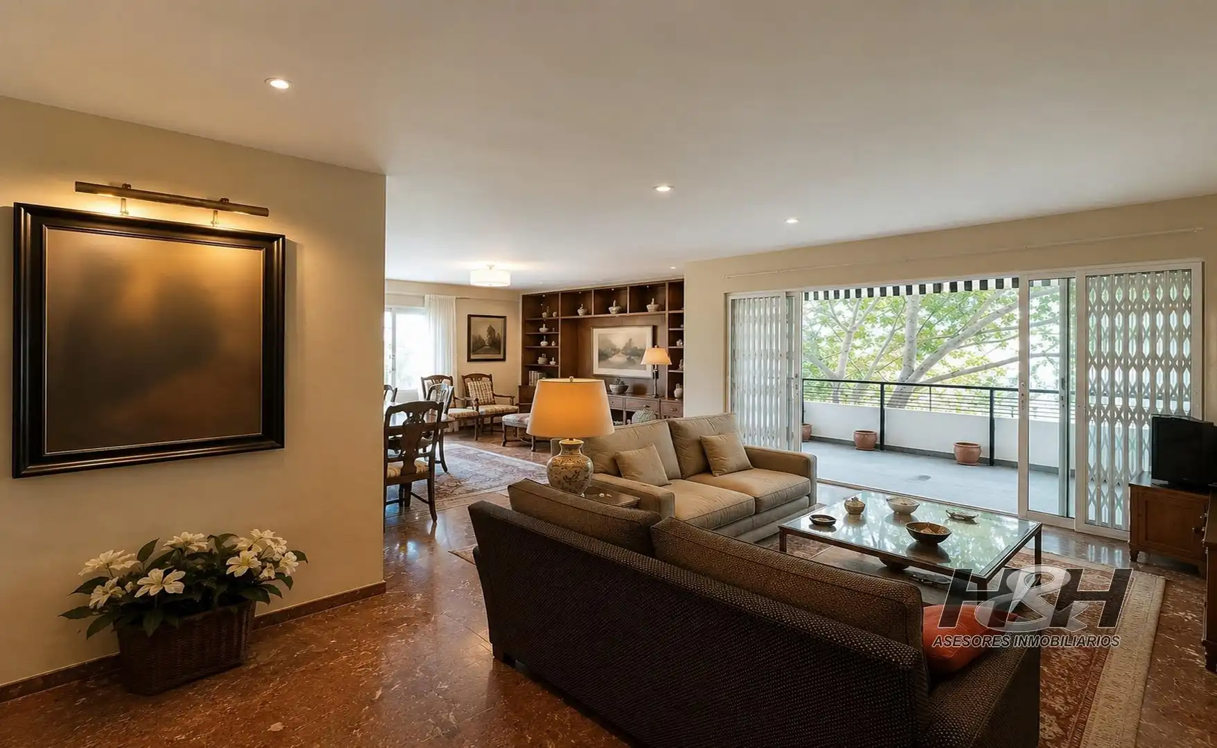 Sala de estar de Piso en venta en Náquera con Jardín privado, Terraza y Balcón