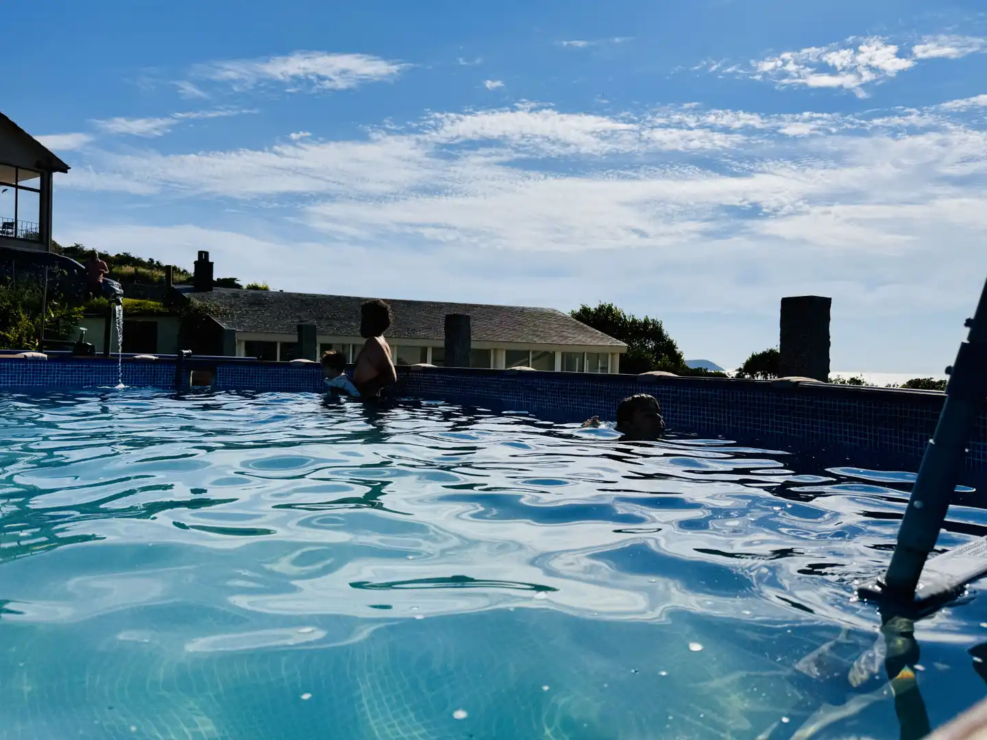 Piscina de Casa o chalet en venta en Sanxenxo con Calefacción, Jardín privado y Terraza