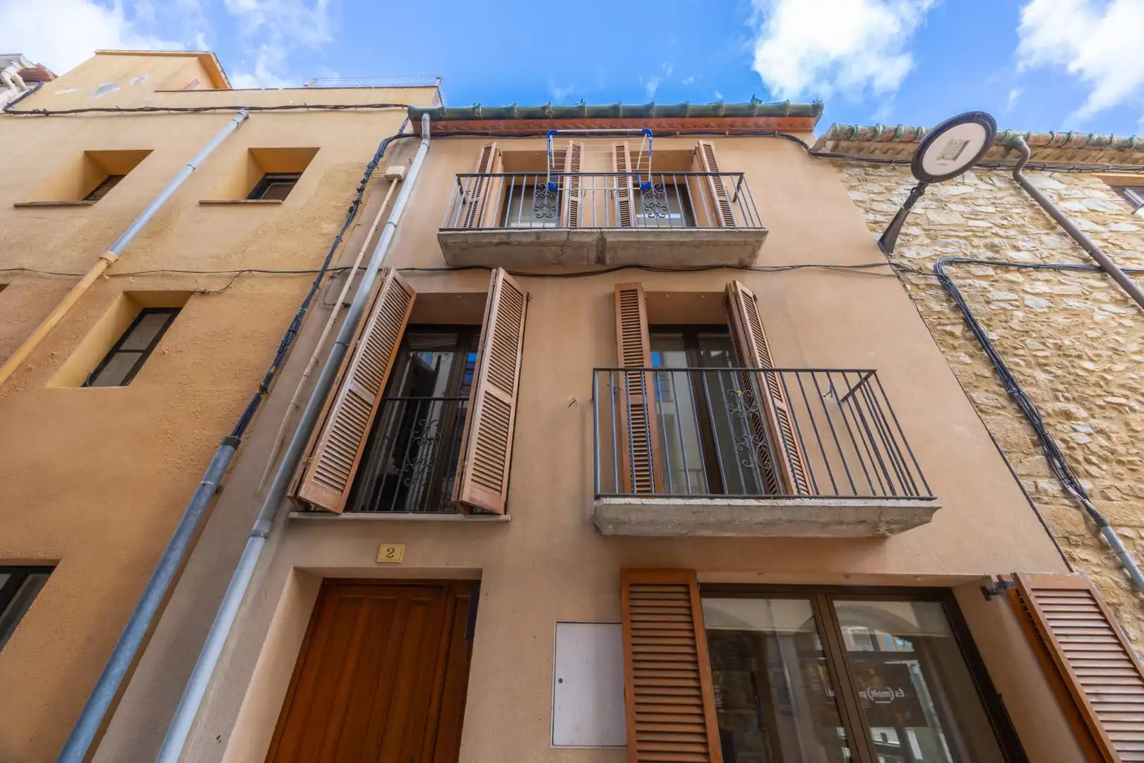 Vista exterior de Casa adosada en venta en Agullana con Horno, Microondas y TV