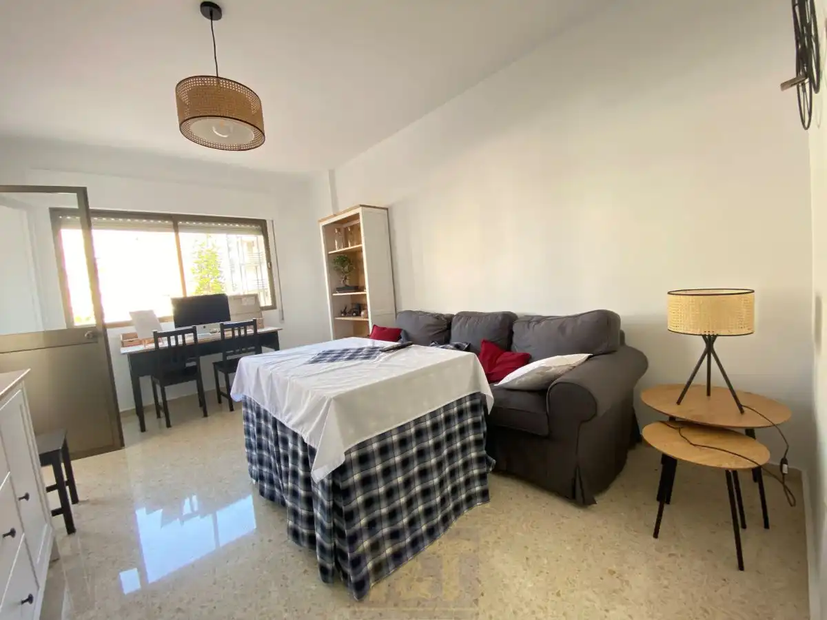 Sala d'estar de Apartament de lloguer en La Antilla amb Terrassa i Moblat