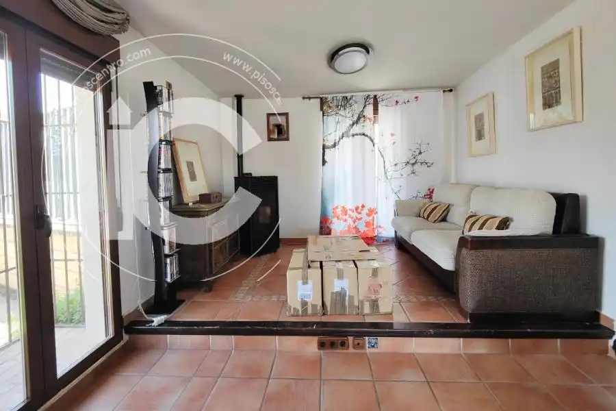 Sala de estar de Casa o chalet de alquiler en Huétor Vega con Aire acondicionado y Jardín privado
