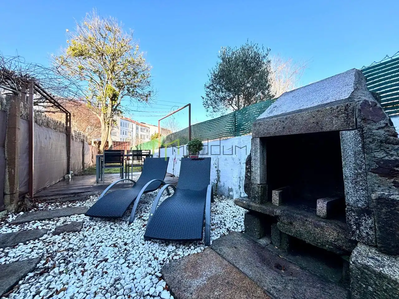 Vista exterior de Casa o chalet en venta en Santiago de Compostela  con Calefacción, Jardín privado y Amueblado
