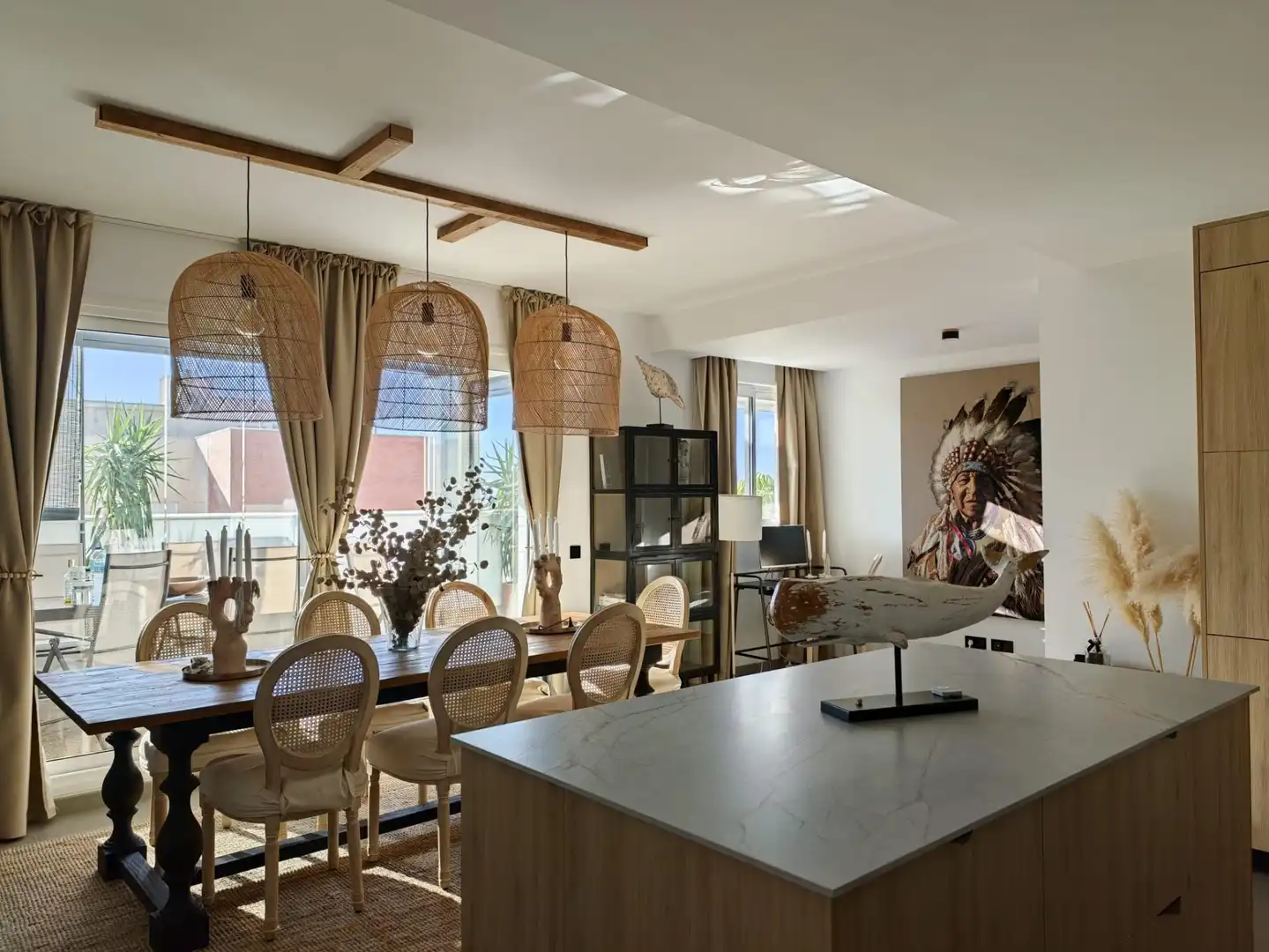 Attique avec piscine à louer à Casines, imagen 3