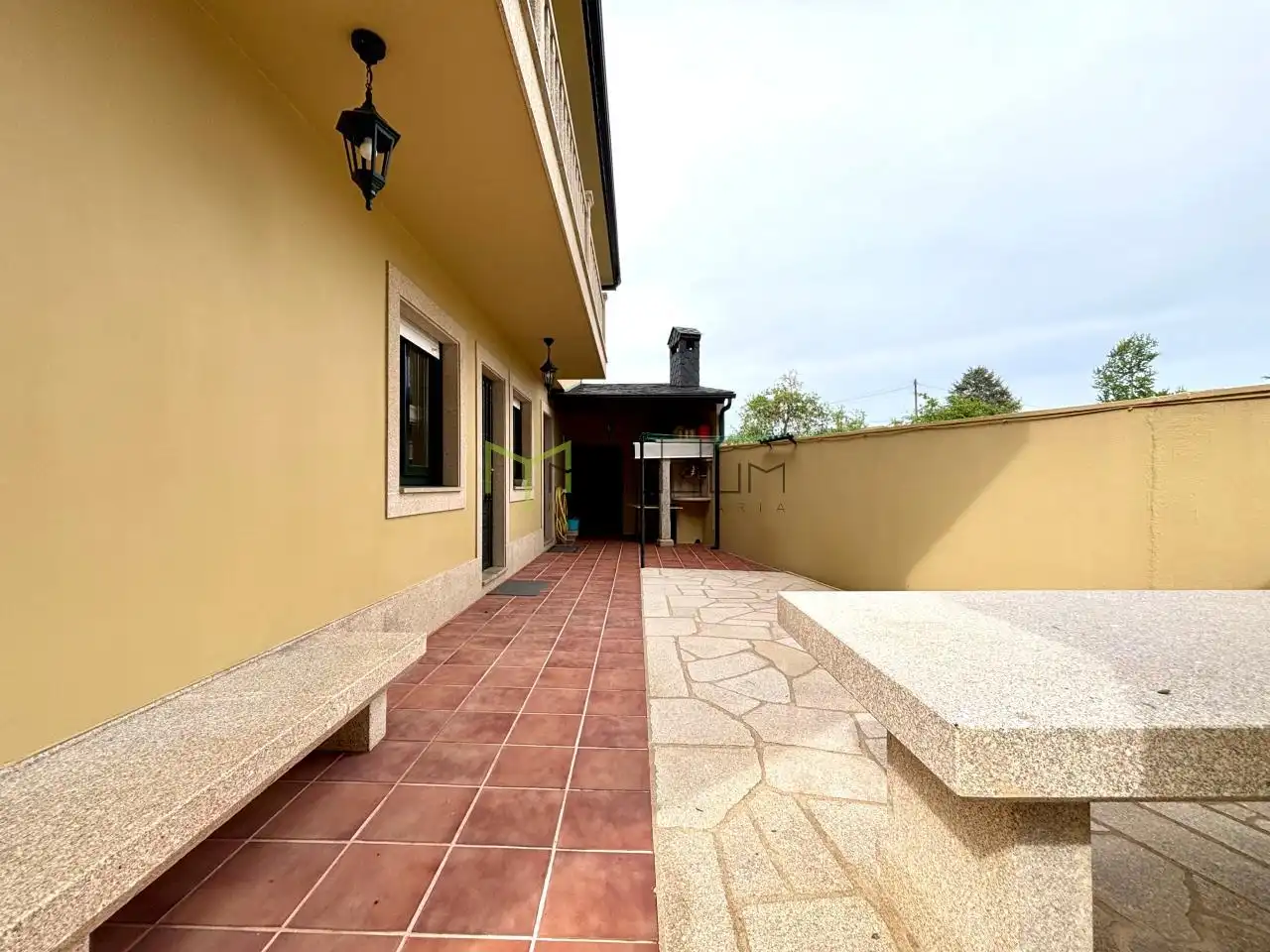 Terraza de Casa o chalet en venta en Ames con Calefacción, Jardín privado y Parquet