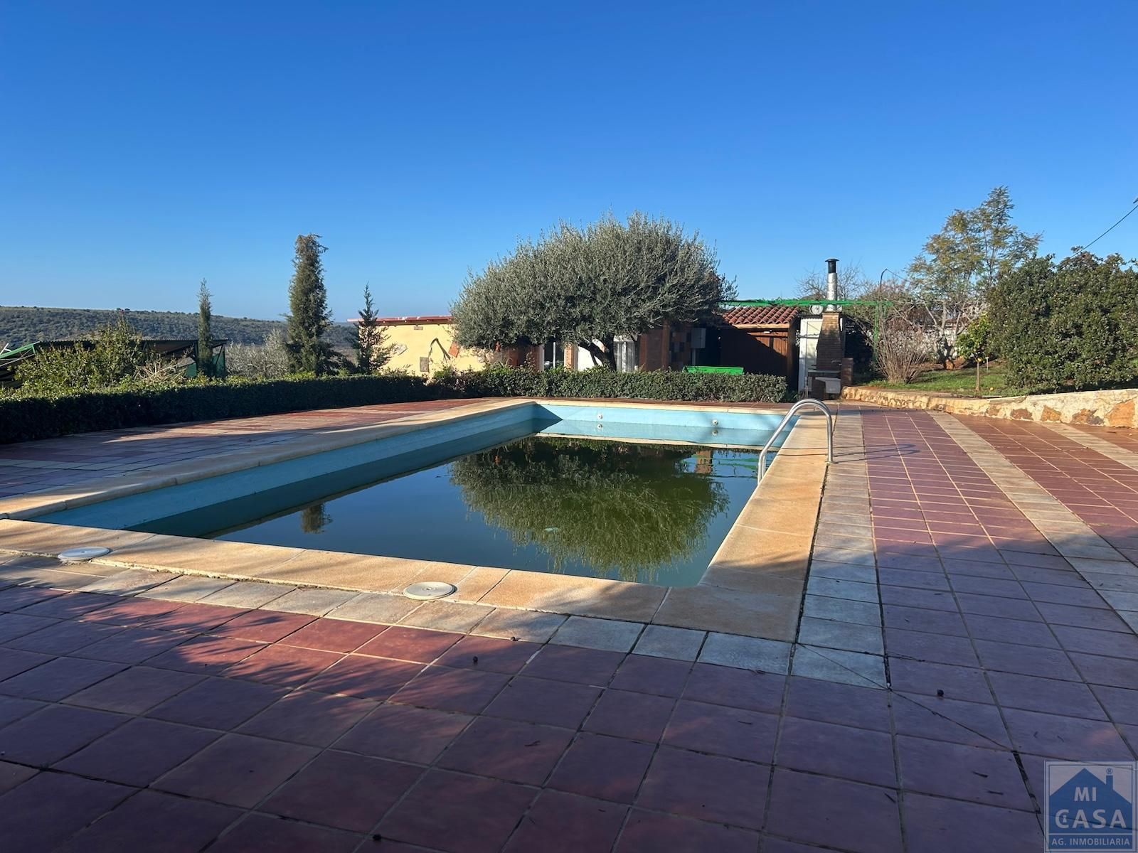 Swimming pool of House or chalet for sale in Alange  with Air Conditioner, Heating and Terrace