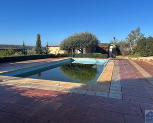 Swimming pool of House or chalet for sale in Alange  with Air Conditioner, Heating and Terrace