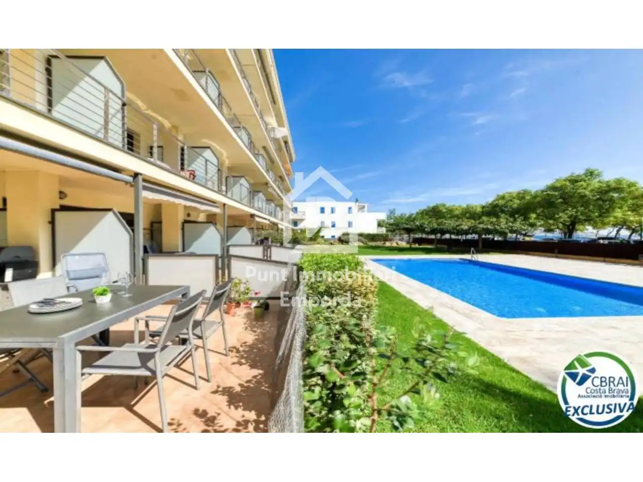 Exterior view of Houses for sale in Roses  with Air Conditioner, Heating and Terrace
