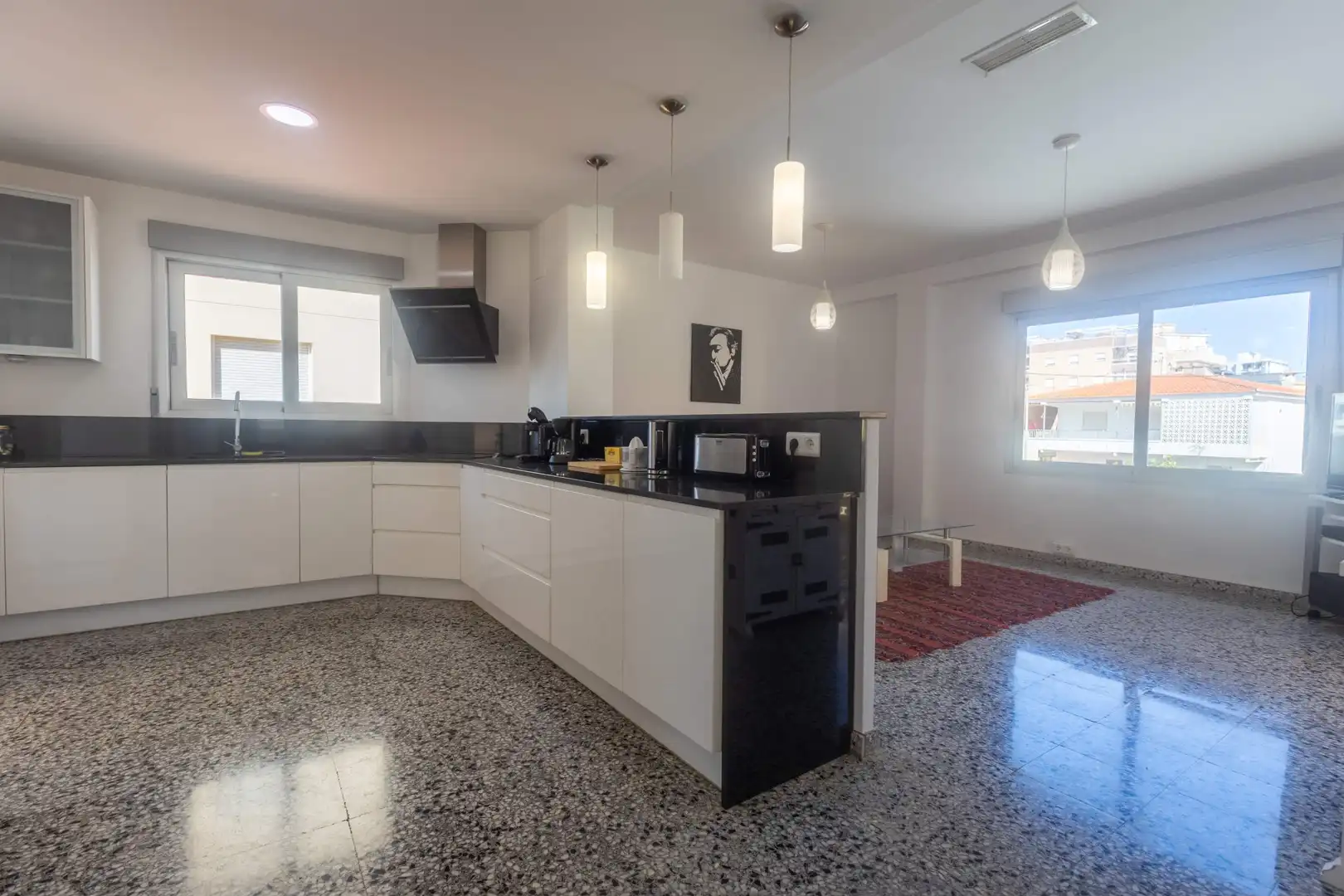 Kitchen of Houses for sale in Gandia  with Air Conditioner, Terrace and Storage room
