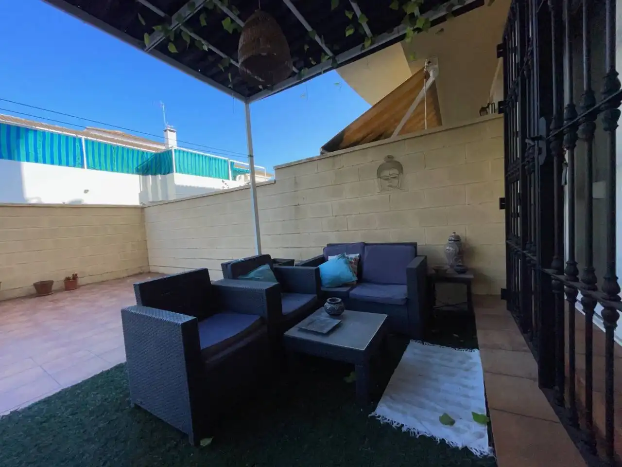 Terraza de Piso de alquiler en Estepona con Aire acondicionado, Calefacción y Terraza