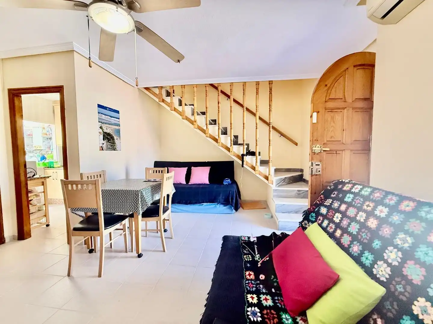 Sala de estar de Casa adosada en venta en San Pedro del Pinatar con Aire acondicionado, Jardín privado y Terraza