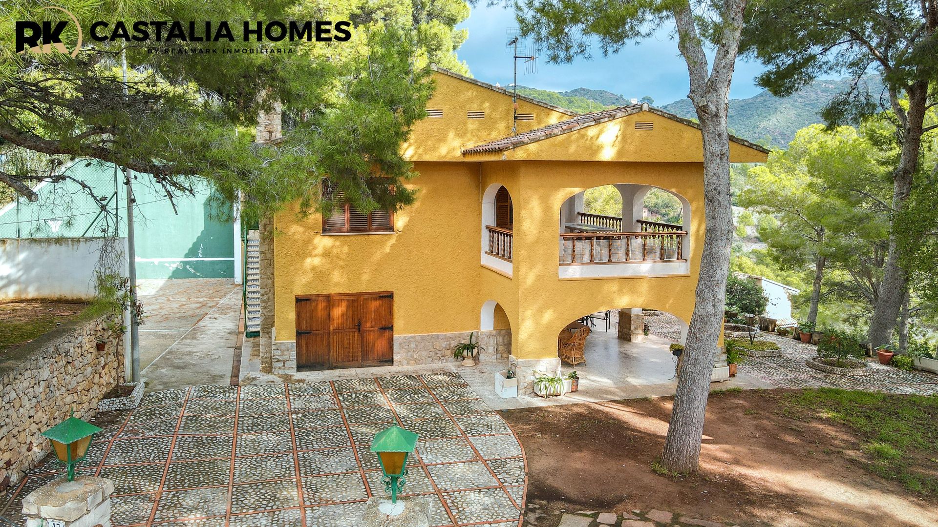 Exterior view of House or chalet for sale in Benicasim / Benicàssim  with Private garden, Terrace and Swimming Pool