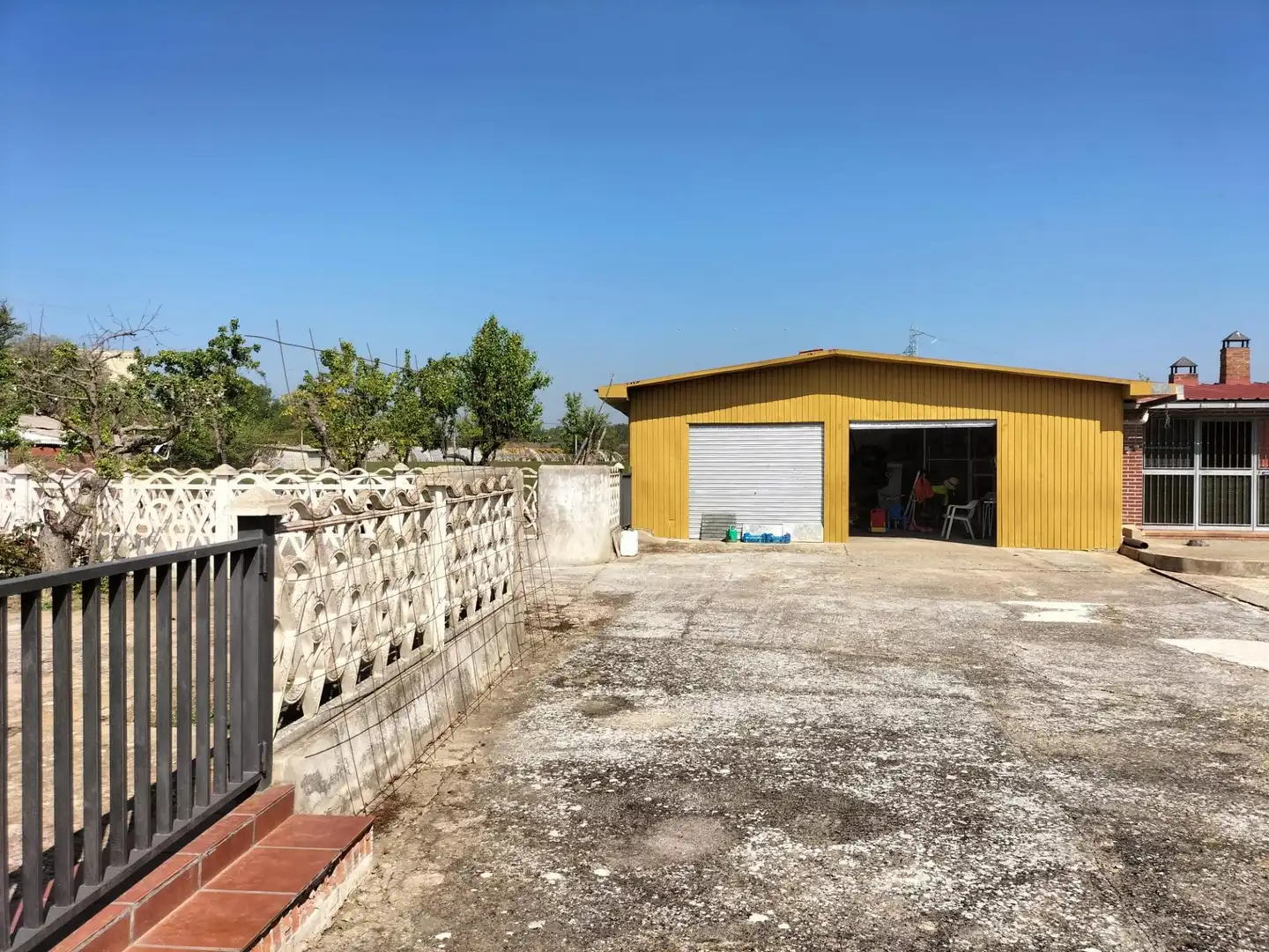 Vista exterior de Finca rústica en venta en Palencia con Calefacción, Jardín privado y Parquet