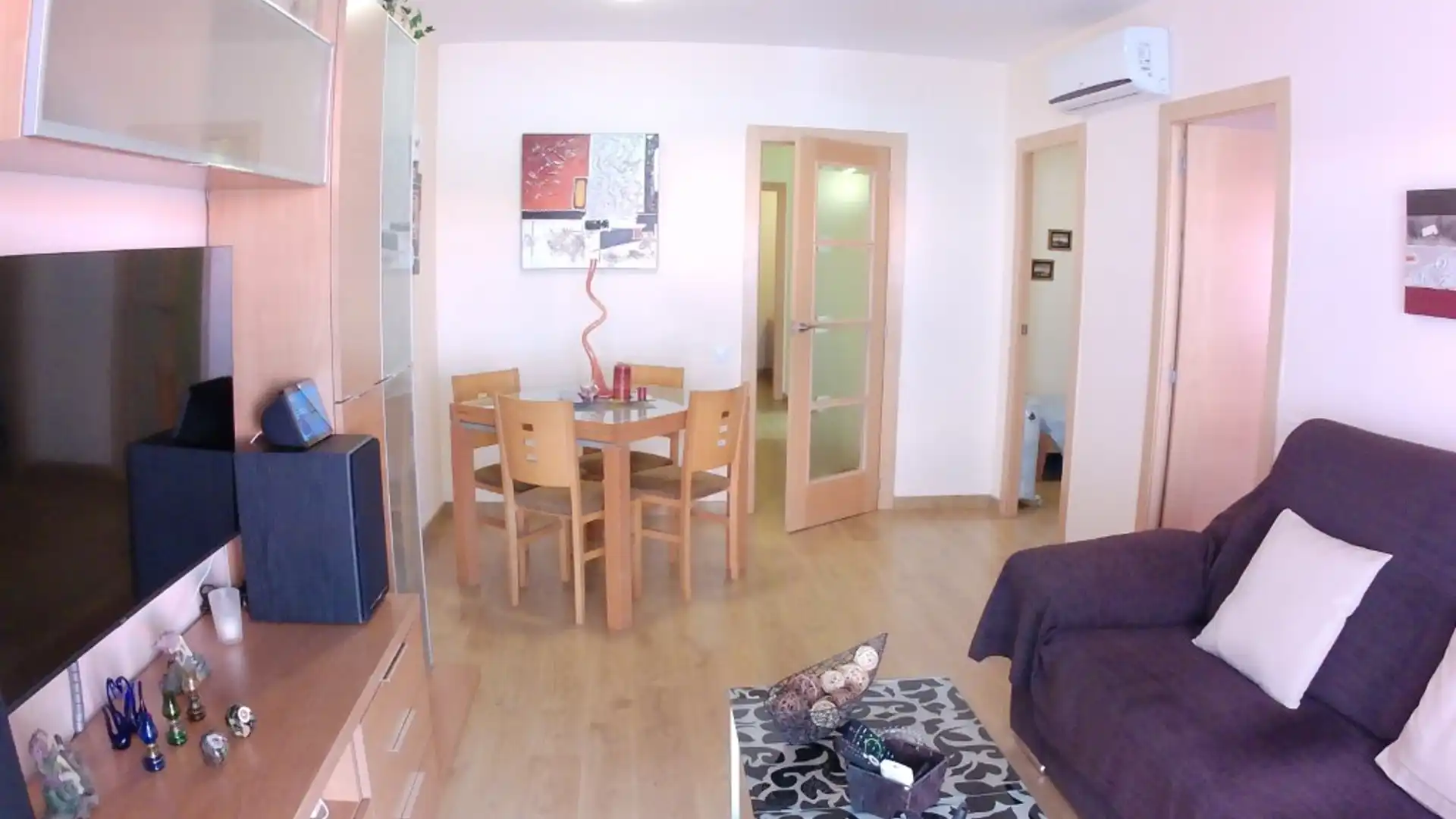 Sala de estar de Piso en venta en Canet de Mar con Aire acondicionado y Balcón