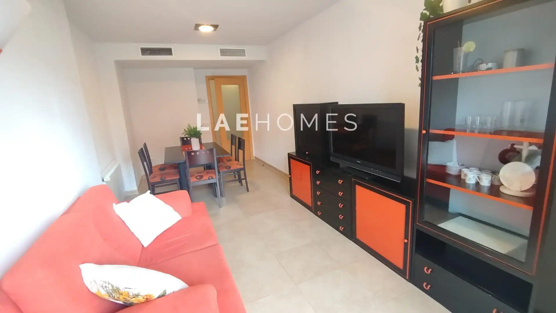 Sala d'estar de Apartament en venda en Alcoy / Alcoi amb Aire condicionat, Terrassa i Balcó