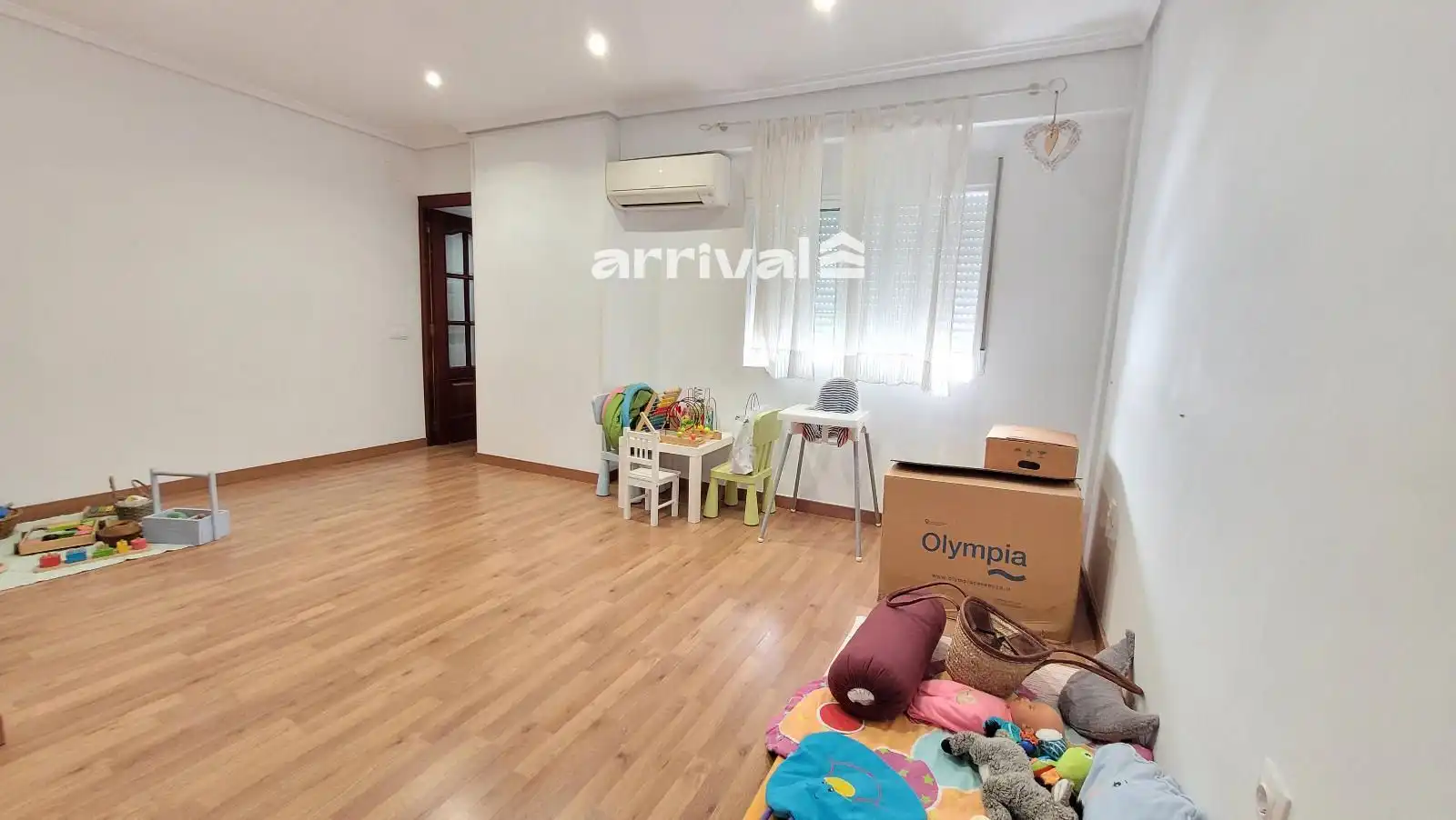 Wohnzimmer von Wohnung zur untervermieten in Valencia mit Klimaanlage, Möbliert und Waschmaschine