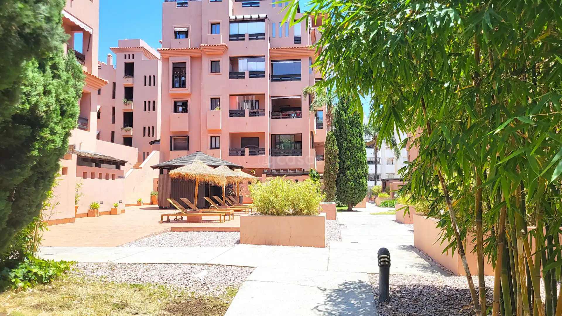 Exterior view of Flat for sale in Benalmádena  with Air Conditioner, Terrace and Furnished