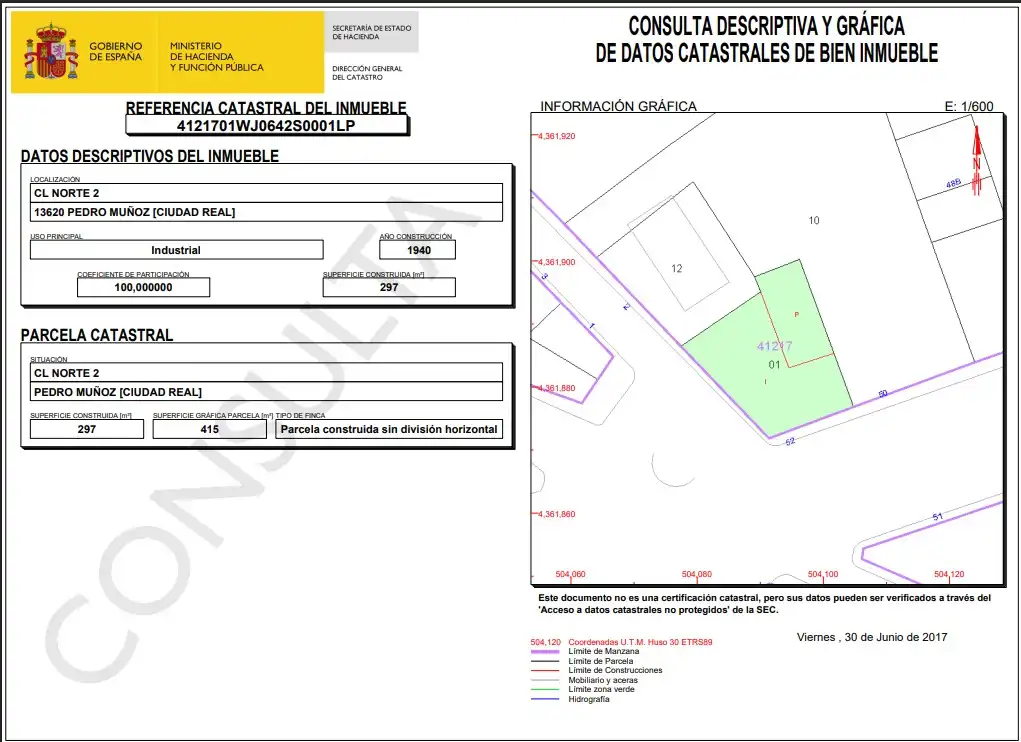 Residential land for sale in Avenida constitución