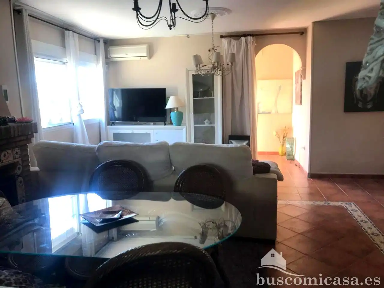 Sala de estar de Finca rústica en venta en Linares con Aire acondicionado, Jardín privado y Terraza