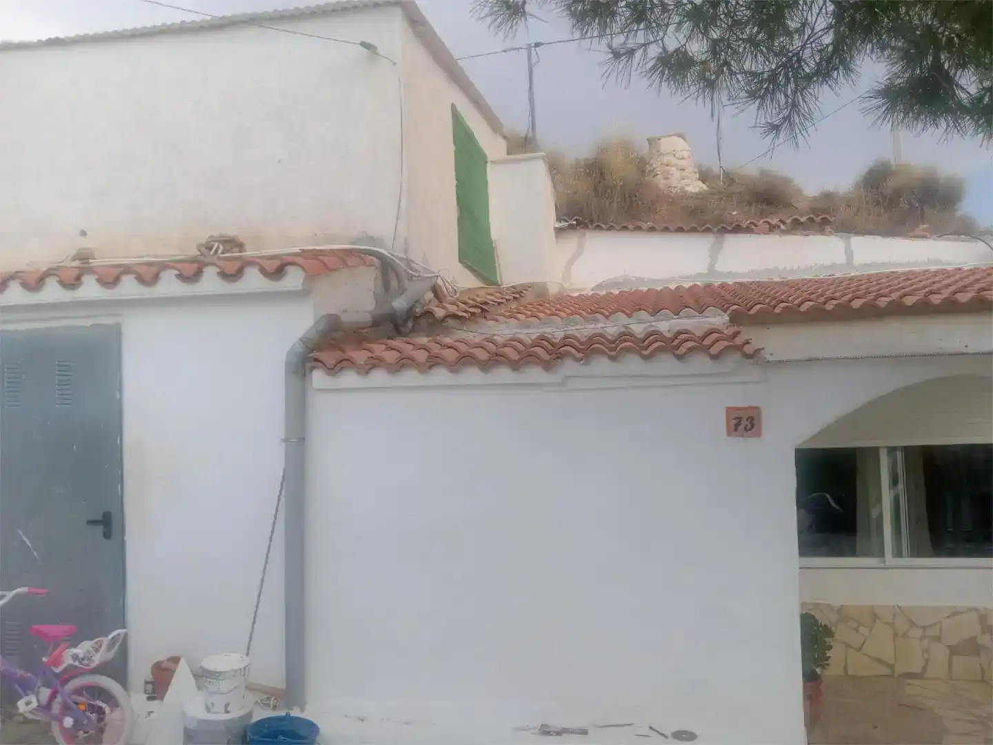 Exterior view of Flat for sale in Gorafe  with Air Conditioner, Private garden and Parquet flooring