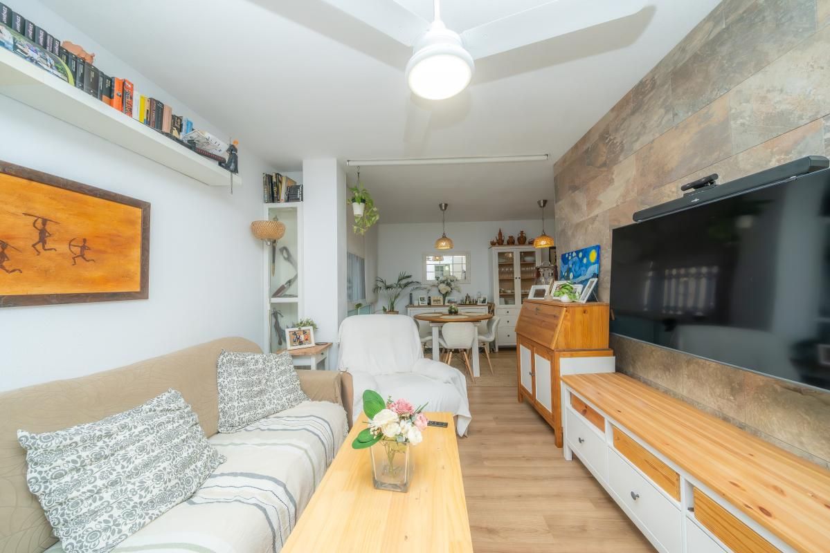 Living room of Planta baja for sale in Sant Joan d'Alacant  with Air Conditioner, Heating and Storage room