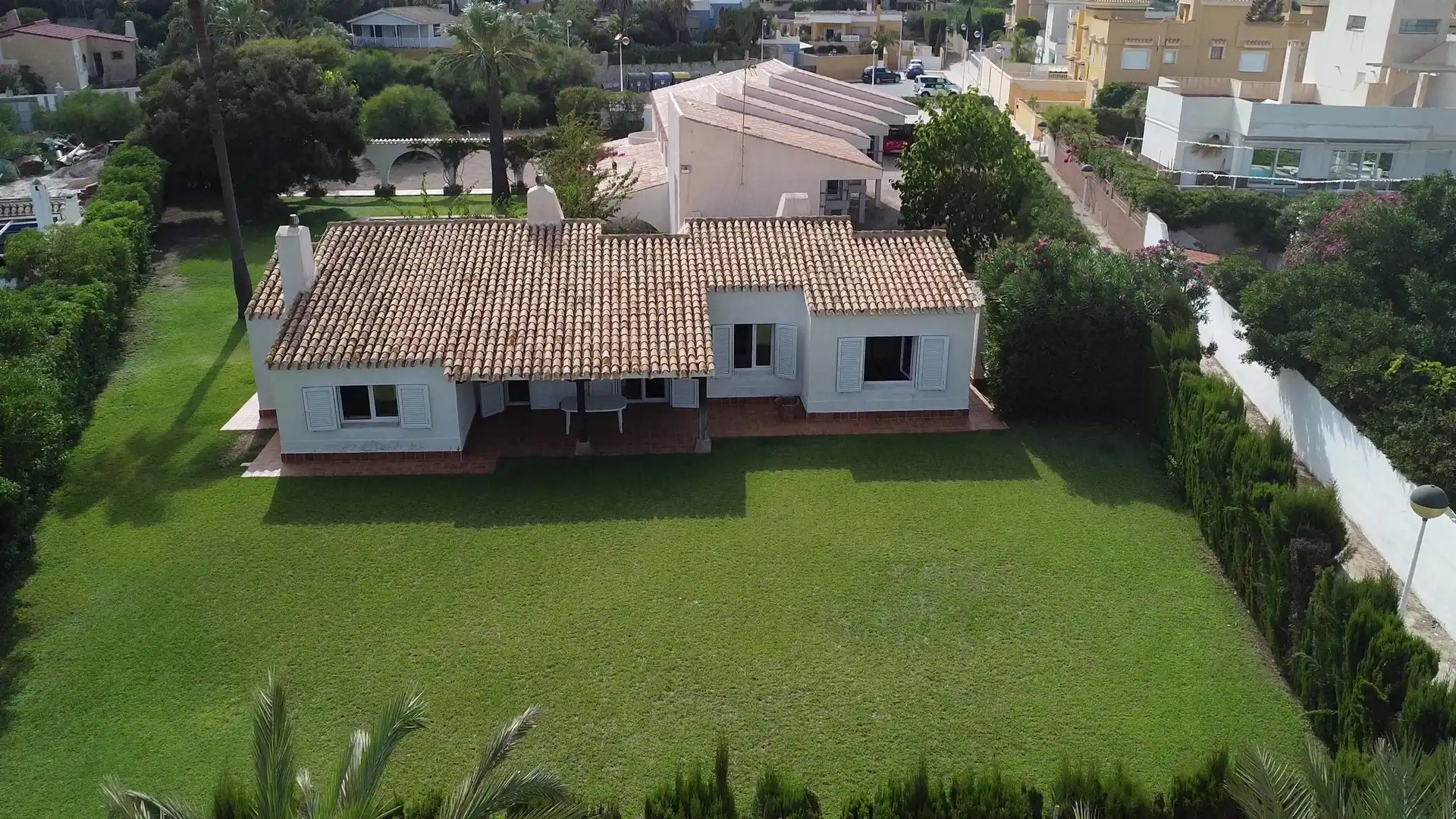Garden of Houses for sale in La Manga del Mar Menor  with Air Conditioner, Heating and Private garden