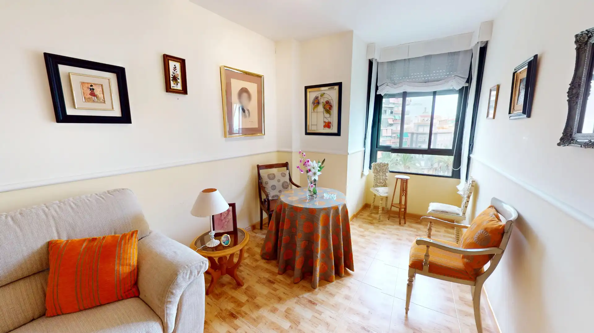 Sala de estar de Piso en venta en Alicante / Alacant con Aire acondicionado