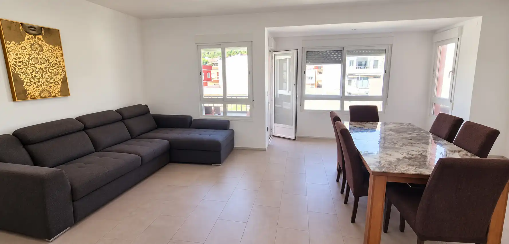 Living room of Flat for sale in Palma de Gandia  with Air Conditioner, Heating and Terrace