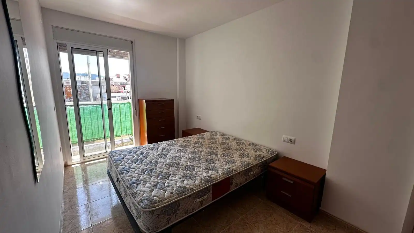 Bedroom of Flat for rent in Roquetes  with Heating, Terrace and Furnished