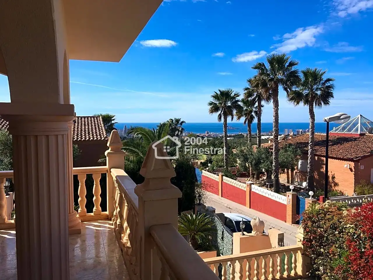 Exterior view of Houses for sale in La Nucia  with Private garden and Swimming Pool