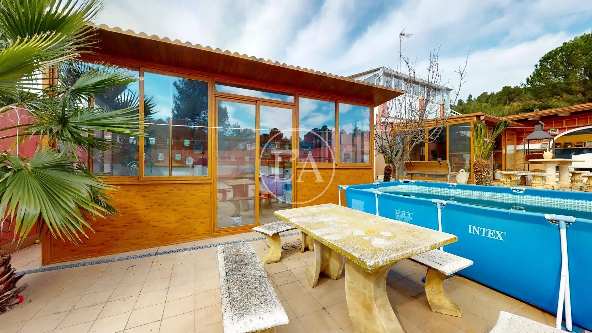 Jardí de Casa o xalet en venda en Vilanova d'Escornalbou amb Calefacció, Jardí privat i Terrassa
