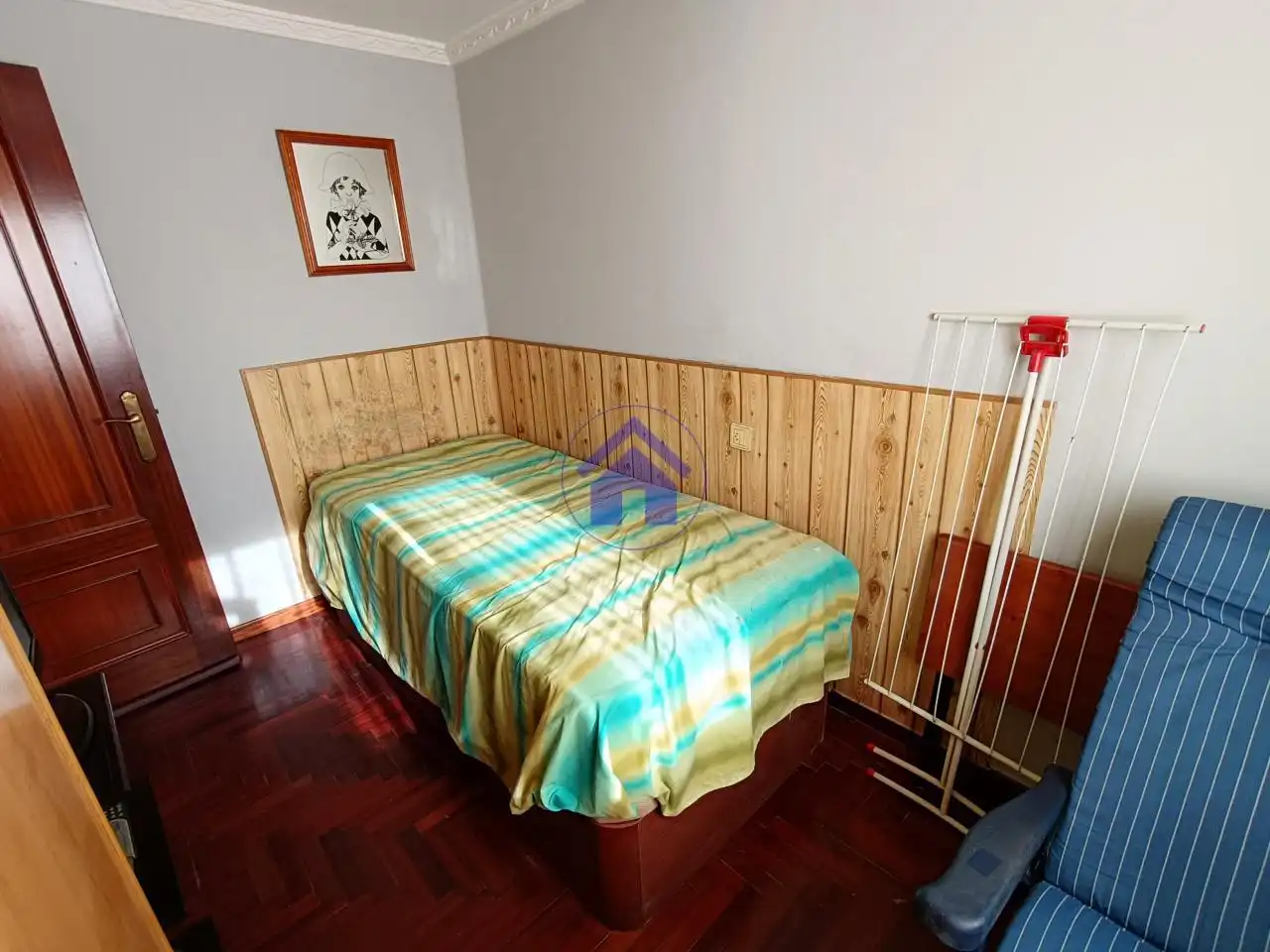Bedroom of Flat for sale in Vigo   with Heating, Parquet flooring and Furnished