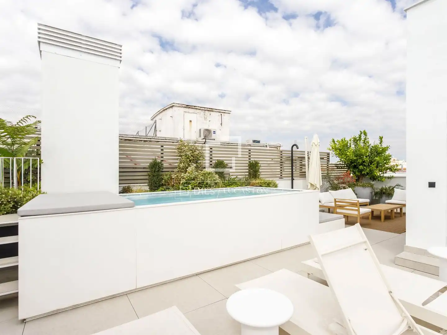 Terraza de Piso de alquiler en Madrid con Aire acondicionado, Terraza y Piscina