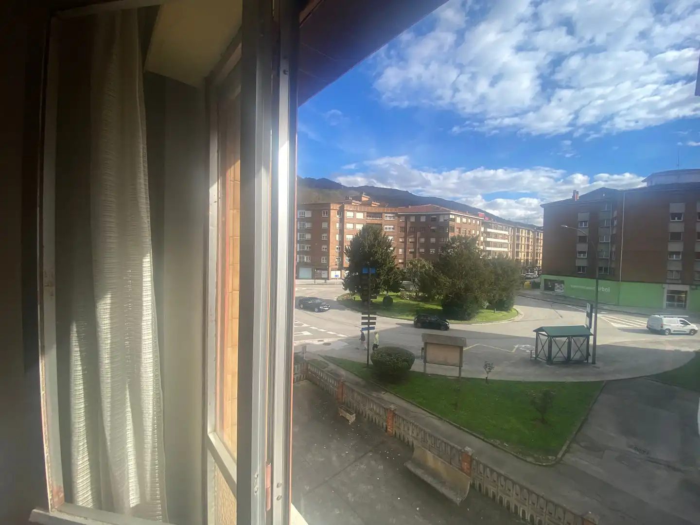 Exterior view of Flat for sale in Lena  with Balcony