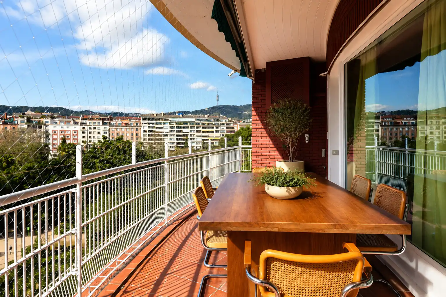Terraza de Piso de alquiler en Barcelona con Aire acondicionado, Calefacción y Terraza