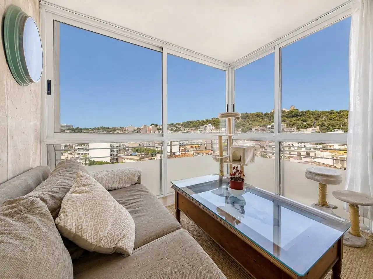 Balcony of Flat for sale in  Palma de Mallorca  with Air Conditioner, Heating and Furnished