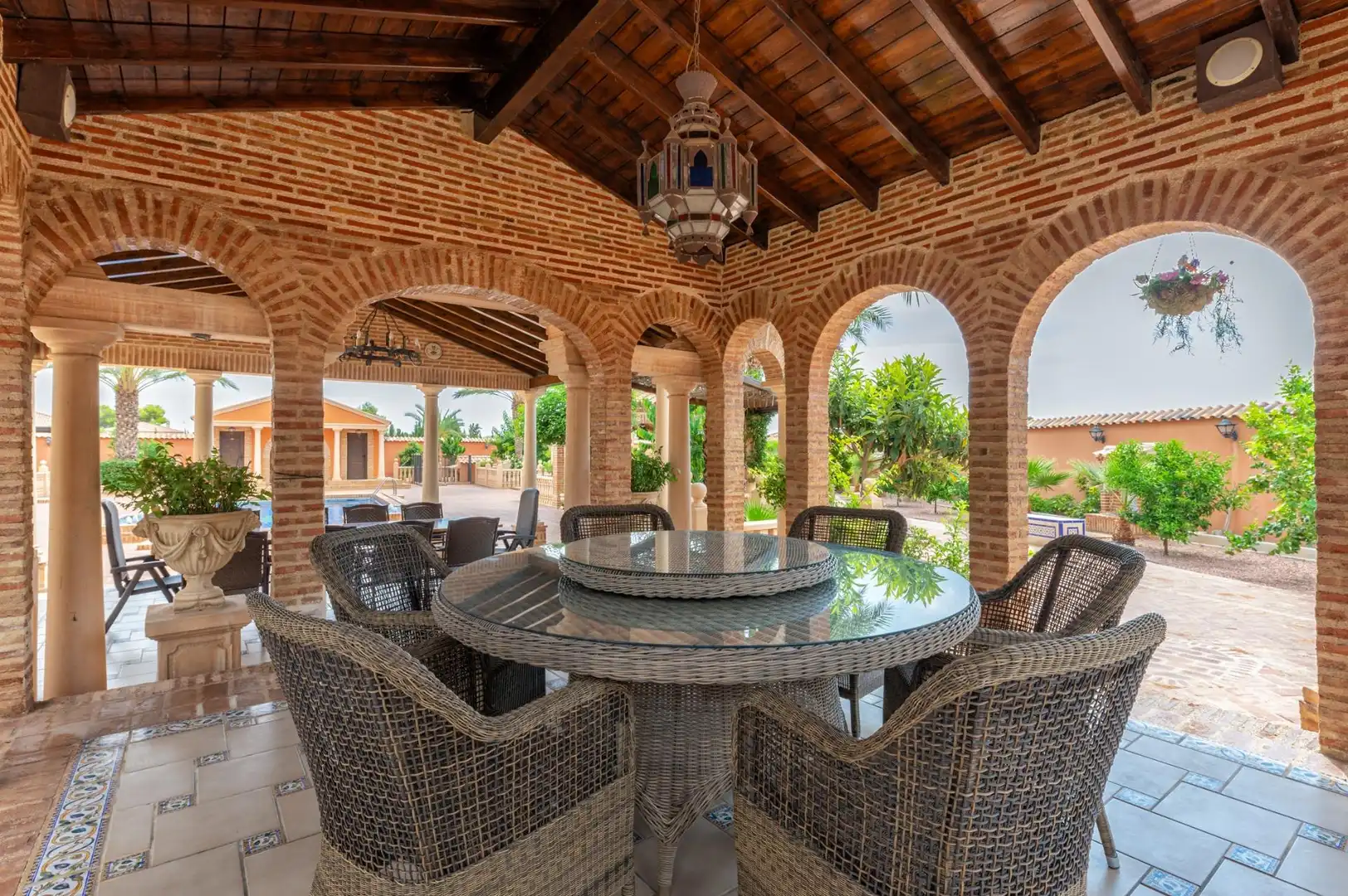 Terrassa de Casa o xalet en venda en Elche / Elx amb Aire condicionat, Calefacció i Jardí privat