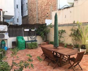 Terrace of Flat to rent in  Barcelona Capital  with Heating, Terrace and Furnished