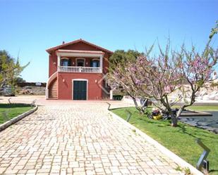 Vista exterior de Casa o xalet de lloguer en Ciutadella de Menorca amb Aire condicionat, Jardí privat i Terrassa