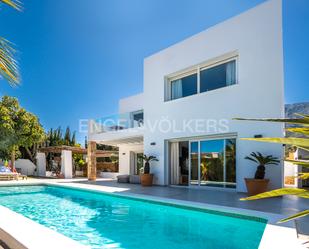 Exterior view of House or chalet to rent in Dénia  with Air Conditioner, Terrace and Swimming Pool