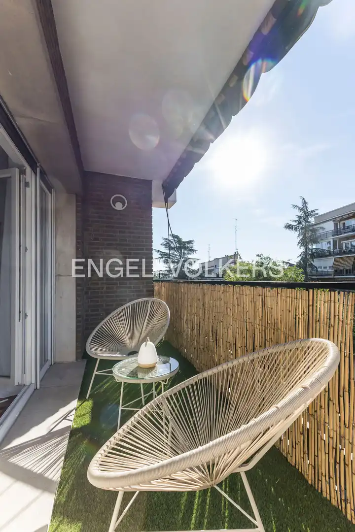 Terraza de Piso de alquiler en Chamartín