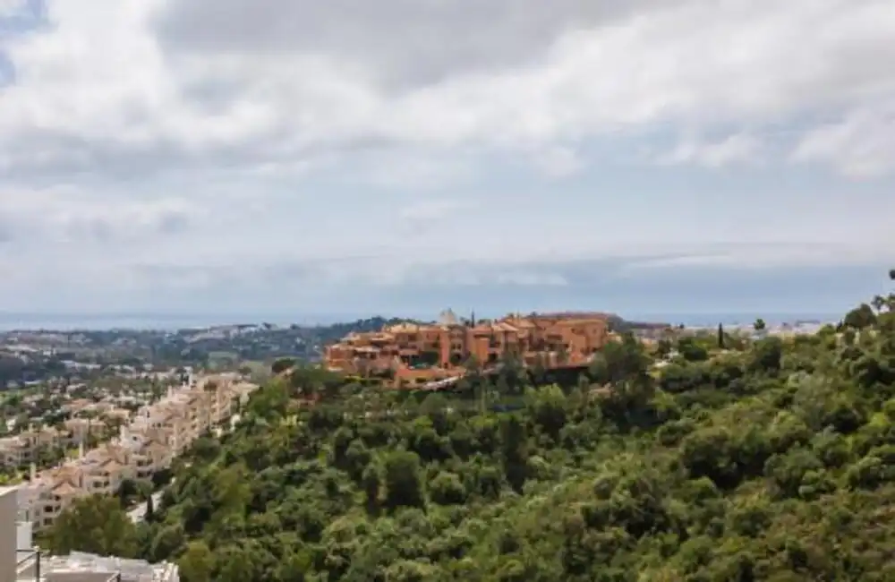 Exterior view of Attic for rent in Marbella  with Air Conditioner, Terrace and Swimming Pool