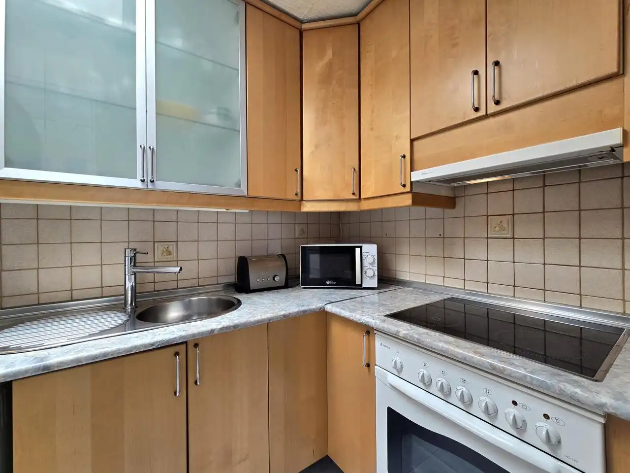 Cocina de Dúplex de alquiler en San Bartolomé de Tirajana con Terraza, Amueblado y Piscina comunitaria