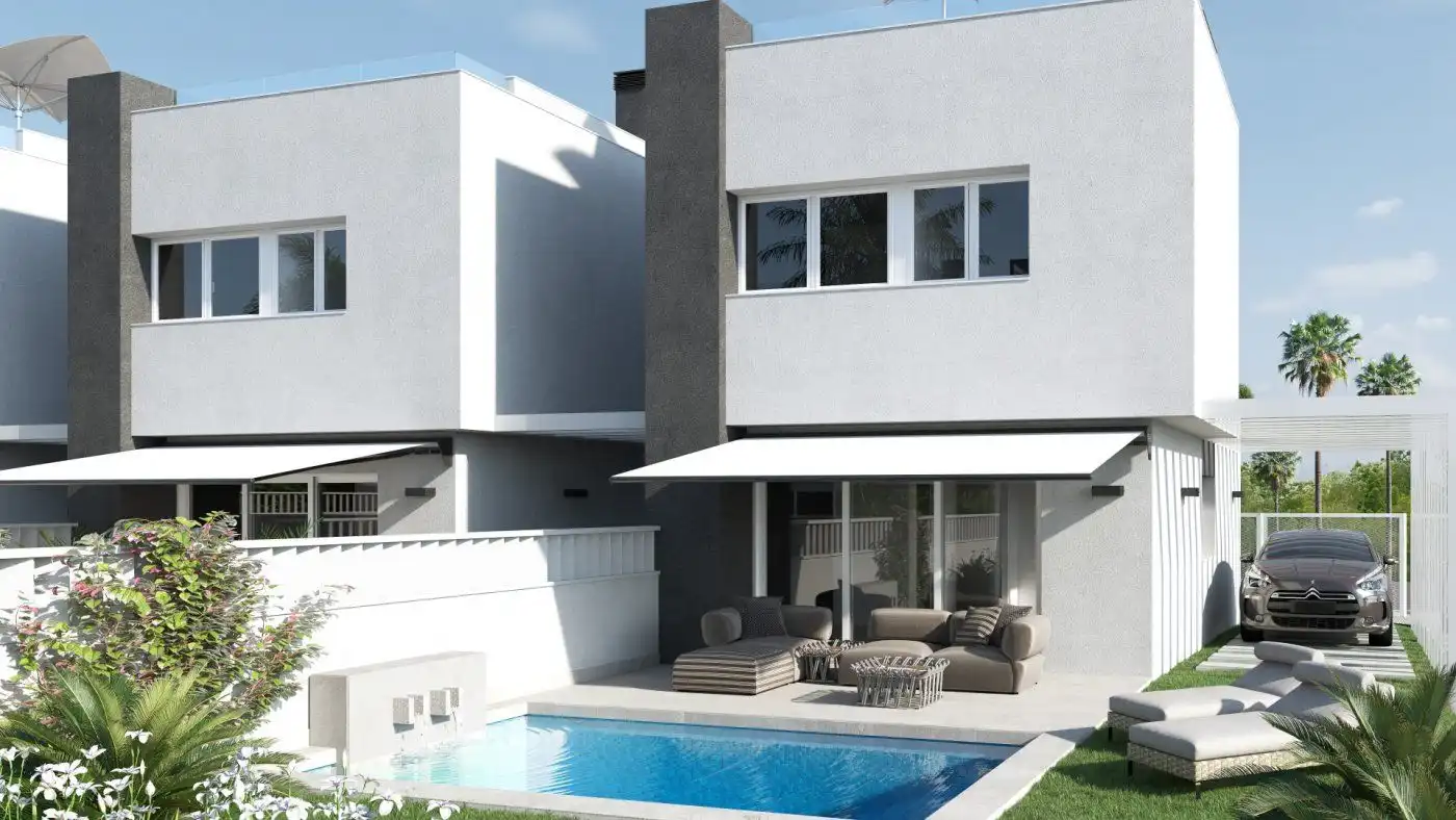 Jardín de Casa o chalet en venta en Pilar de la Horadada con Jardín privado, Terraza y Piscina