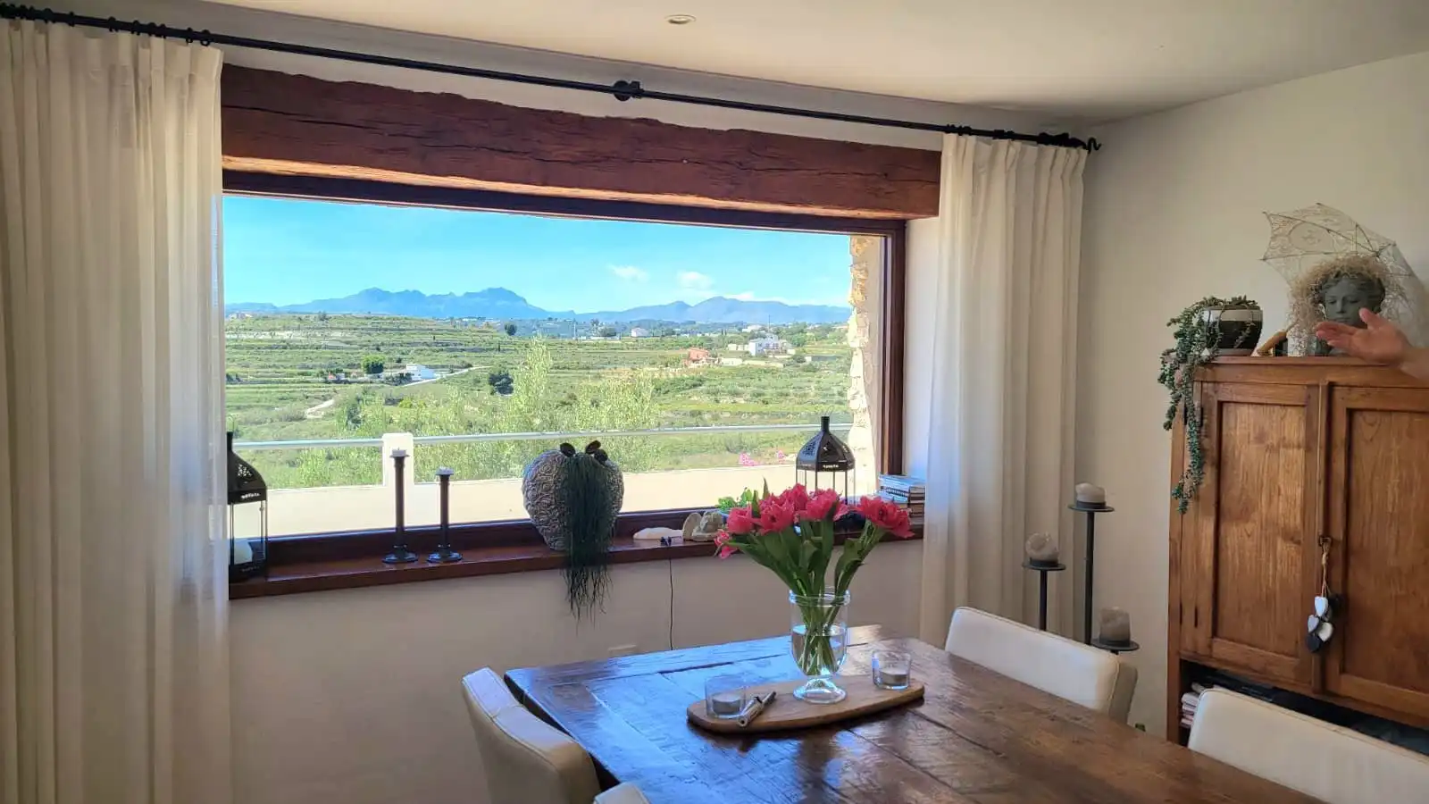 Comedor de Casa o chalet en venta en Benitachell / El Poble Nou de Benitatxell con Aire acondicionado, Calefacción y Jardín privado