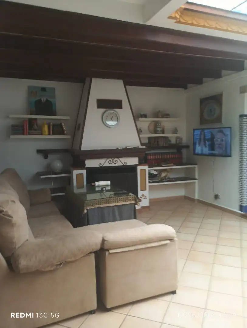 Sala de estar de Casa o chalet en venta en Umbrete con Aire acondicionado, Calefacción y Terraza