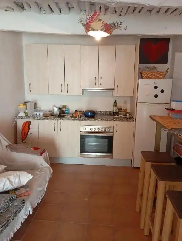 Cuina de Casa o xalet en venda en Busquístar amb Terrassa i Moblat