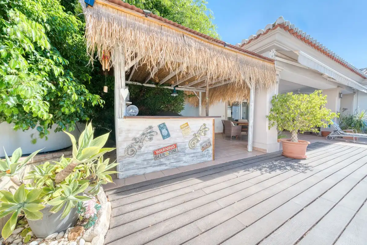 Terraza de Casa o chalet en venta en Mijas con Aire acondicionado, Jardín privado y Terraza