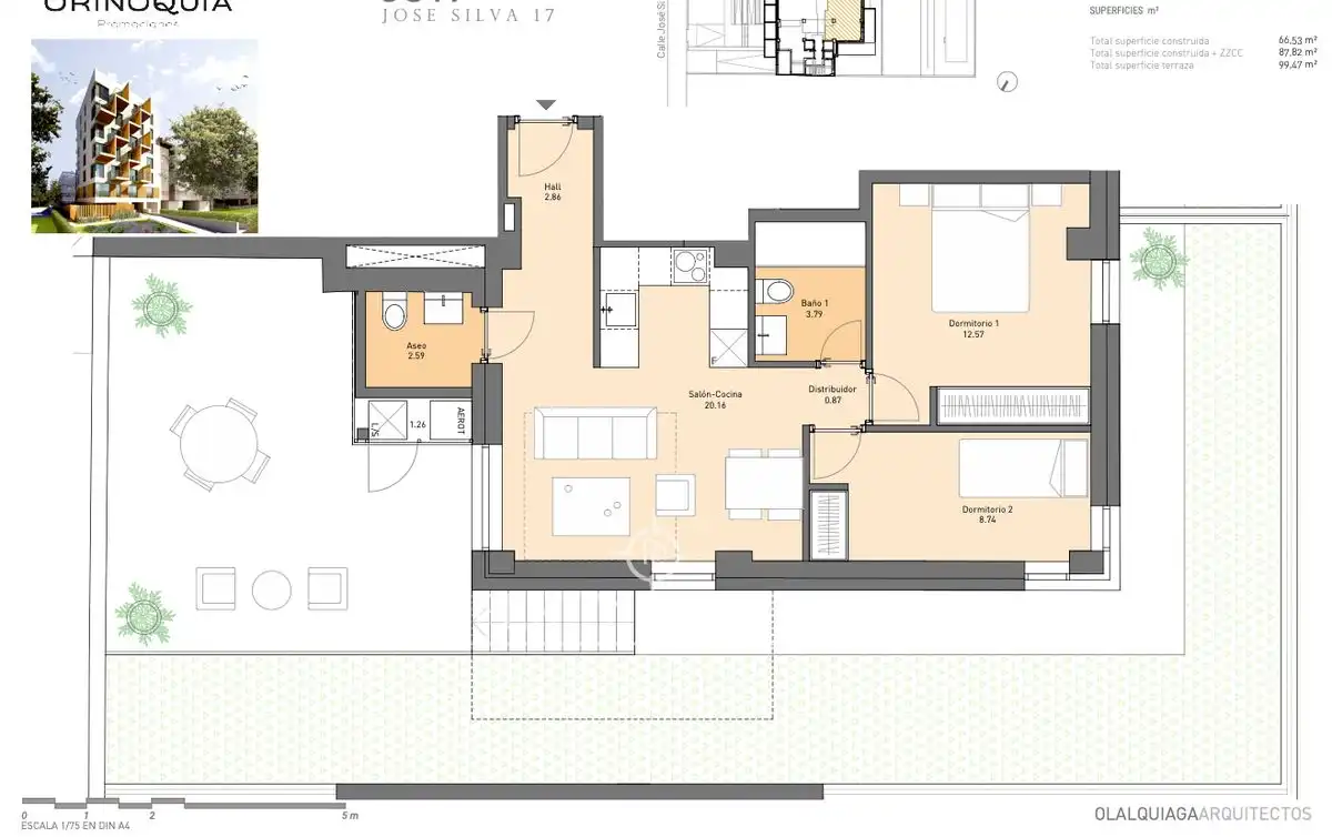 Apartments for sale in Madrid  with Air Conditioner, Heating and Private garden